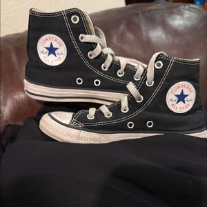 Converse Black and White High-Top Sneakers